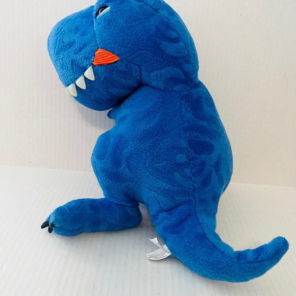 MANHATTAN TOY BLUE T-REX TYRANNOSAURUS DINOSAUR PLUSH - Picture 3 of 7
